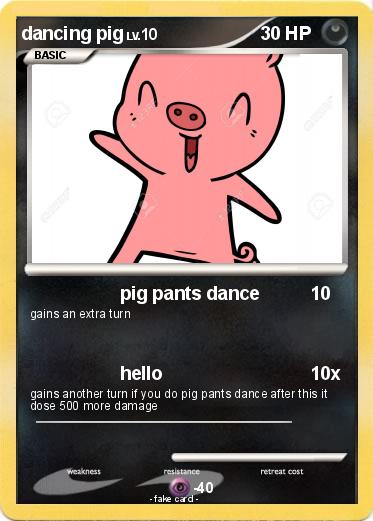 Pokemon dancing pig