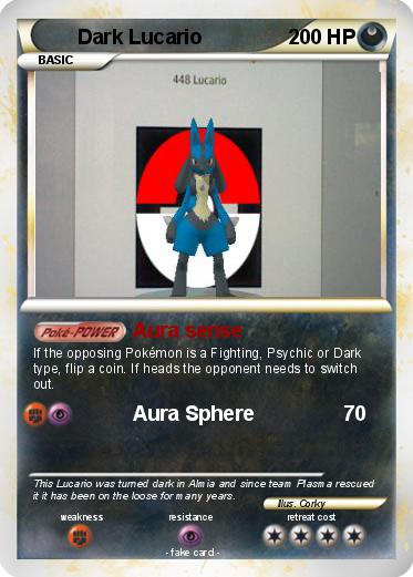 Pokemon Dark Lucario