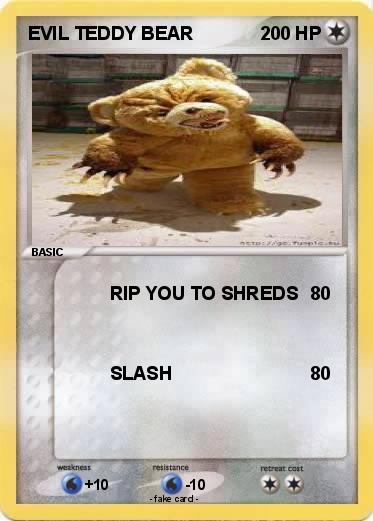 Pokemon EVIL TEDDY BEAR