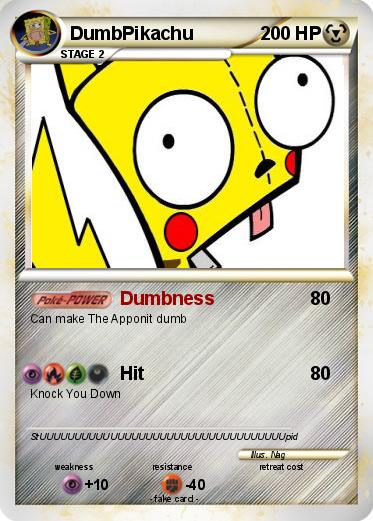 Pokemon DumbPikachu