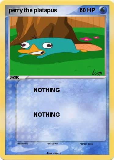 Pokemon perry the platapus