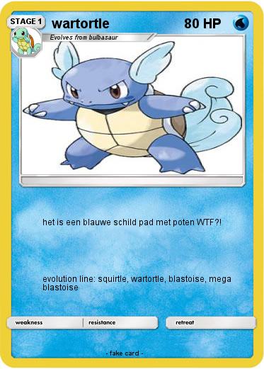 Pokemon wartortle
