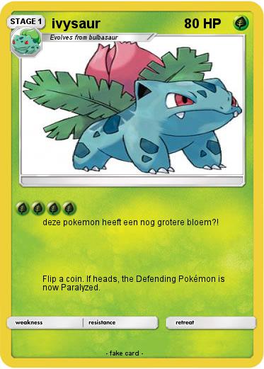 Pokemon ivysaur