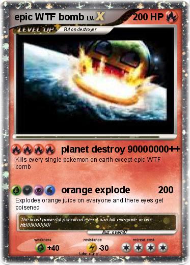 Pokemon epic WTF bomb