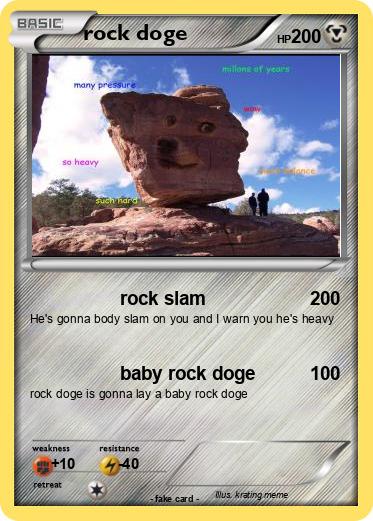 Pokemon rock doge