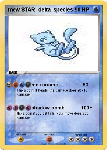 Pokemon mew STAR  delta  species