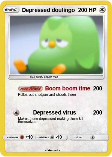 Pokemon Depressed doulingo