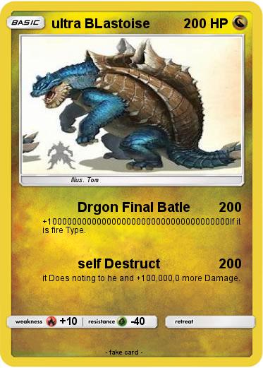 Pokemon ultra BLastoise