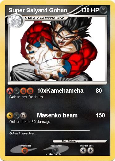 Pokemon Super Saiyan4 Gohan