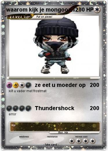 Pokemon waarom kijk je mongoo;