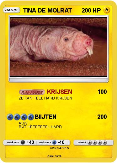 Pokemon TINA DE MOLRAT