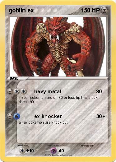 Pokemon goblin ex
