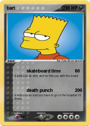 Pokemon bart