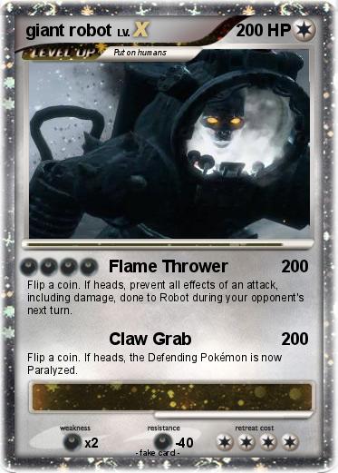 Pokemon giant robot