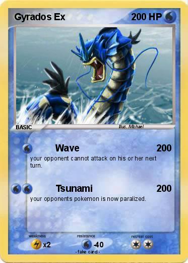 Pokemon Gyrados Ex