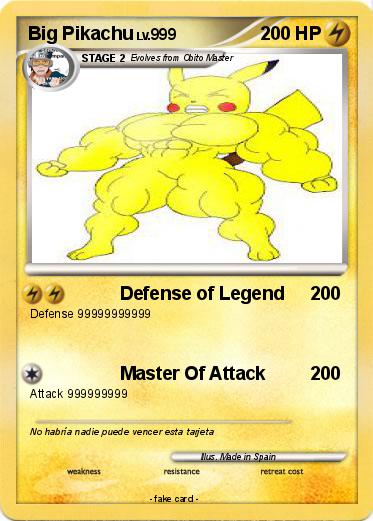 Pokemon Big Pikachu