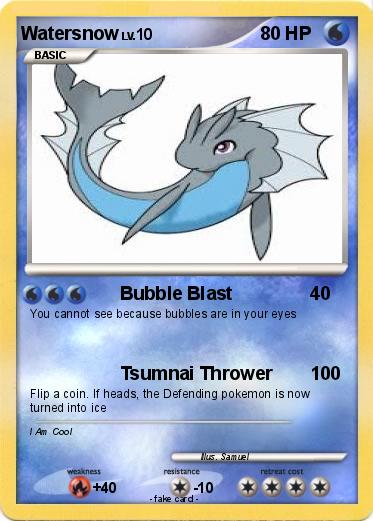 Pokemon Watersnow