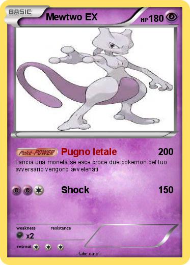 Pokemon Mewtwo EX