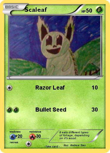 Pokemon Scaleaf