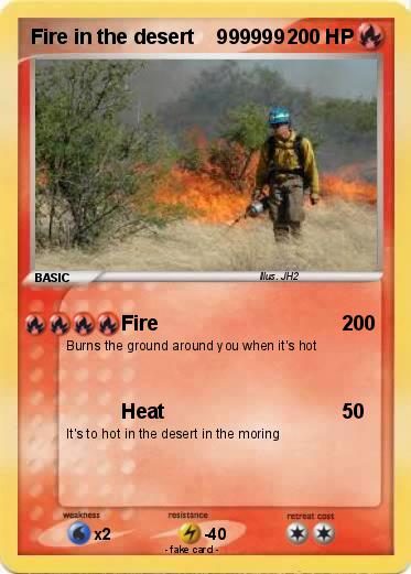 Pokemon Fire in the desert    999999