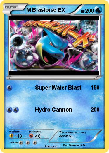 Pokemon M Blastoise EX