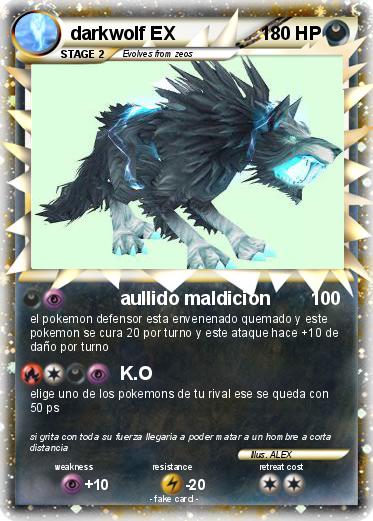 Pokemon darkwolf EX
