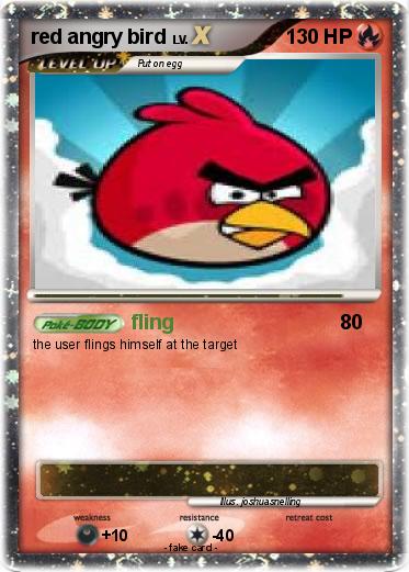 Pokemon red angry bird