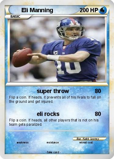 Pokemon Eli Manning
