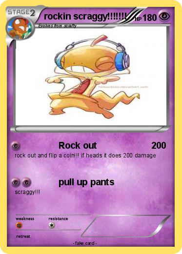 Pokemon rockin scraggy!!!!!!!