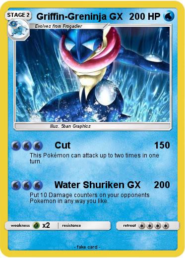 Pokemon Griffin-Greninja GX