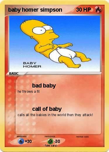 Pokemon baby homer simpson