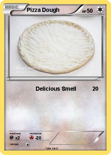Pokemon Pizza Dough