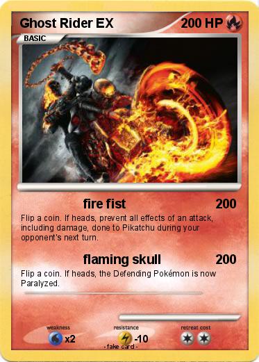 Pokemon Ghost Rider EX