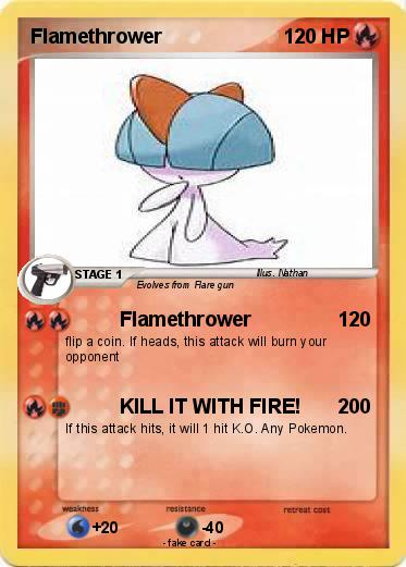 Pokemon Flamethrower