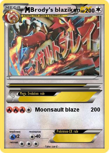 Pokemon Brody's blaziken