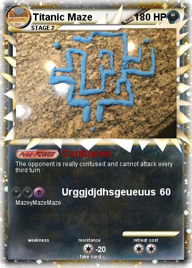 Pokemon Titanic Maze