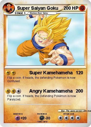 Pokemon Super Saiyan Goku