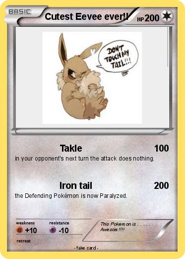 Pokemon Cutest Eevee ever!!