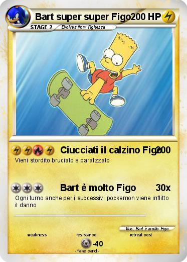 Pokemon Bart super super Figo