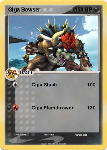 Pokemon Giga Bowser