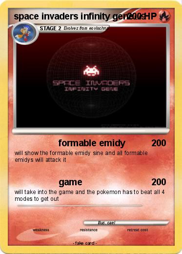 Pokemon space invaders infinity gene
