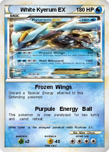 Pokemon White Kyerum EX