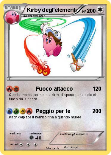 Pokemon Kirby degl'elementi