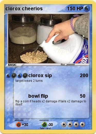 Pokemon clorox cheerios