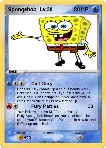 Pokemon Spongebob  Lv.30