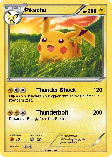 Pokemon Pikachu