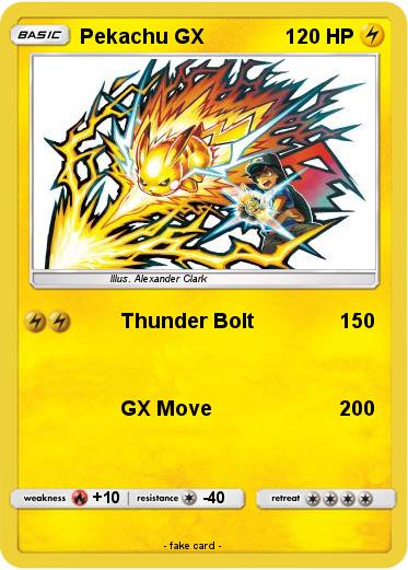 Pokemon Pekachu GX