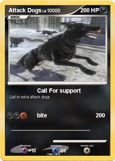 Pokemon Attack Dogs