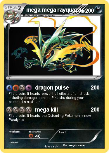 Pokemon mega mega rayquaza