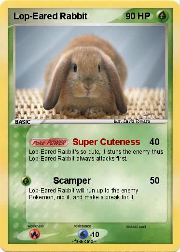 Pokemon Lop-Eared Rabbit